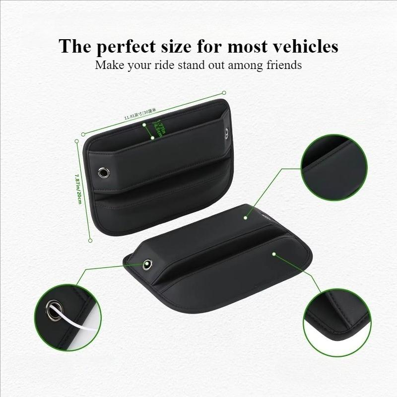 Car Seat Gap Storage Box Multi-Functional Gap Storage Bag Car-Mounted Cup Holder-Free Center Console Side Storage Box