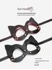8-Piece Leather Bondage Set: Handcuffs, Foot Cuffs, and Teasing Accessories for Couples