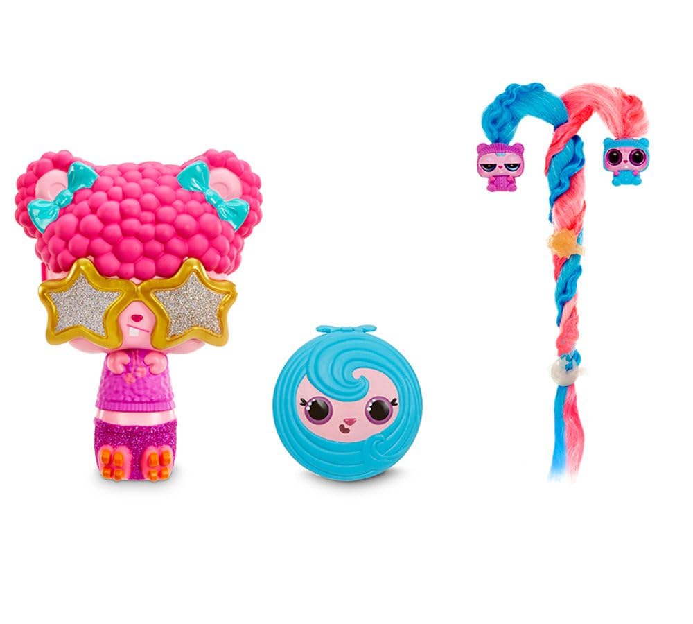 MGA Pop Pop Hair Surprise 3-In-1 POP Pets with Long, Brushable Hair