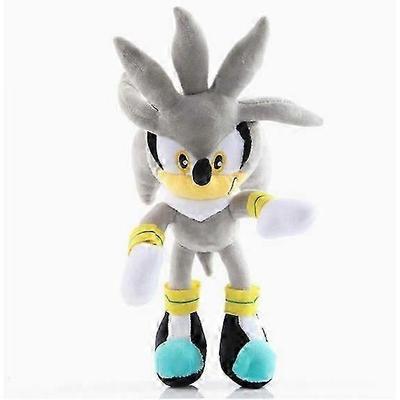 Peluche Sonic Argentato Giocattolo Animato Bambola Morbida Peluche Regali per Bambini