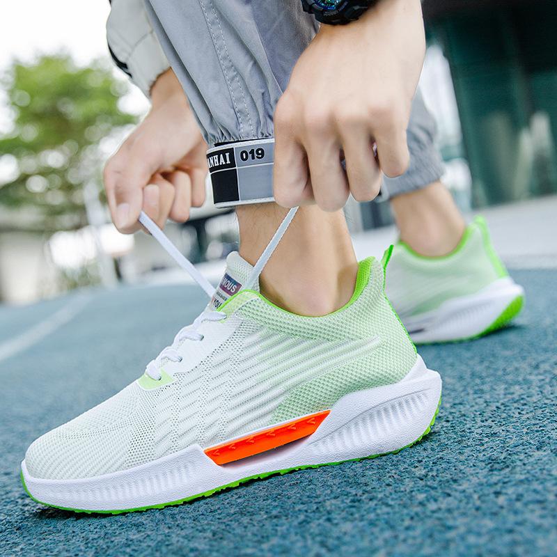 Neue Liebesschuhe Trendige Plateau-Freizeitschuhe für Herren Bequeme Flyknit-Schuhe Herren- und Damen-Sneaker