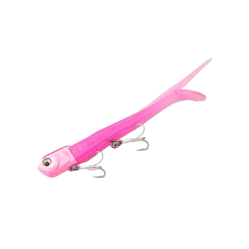 Adusta SARYU 22g Jig Head Worm Set #820 Pastel Pink 4.5 inch Soft Plastic Bait Long Casting Lure