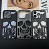 Cool Hollow Heat Dissipation Cool Skull Ghostfa Plating Phone Case For iPhone 17 16 Pro Max 15 14 Plus Air Fashion Slim Cover