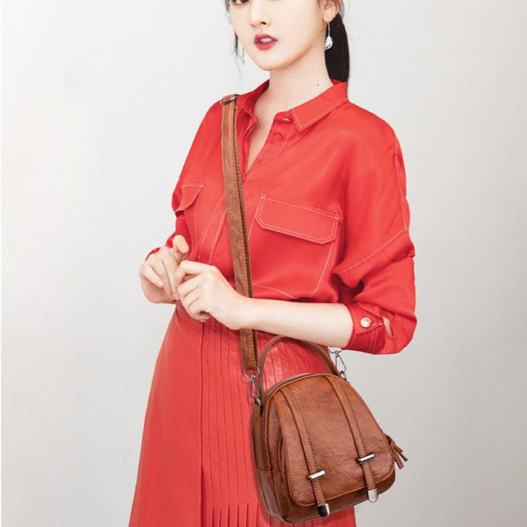 Fashionable and Lightweight Oxford Cloth Women's Casual Large Capacity Waterproof Travel Shopping Hand-held Shoulder Crossbody Bag