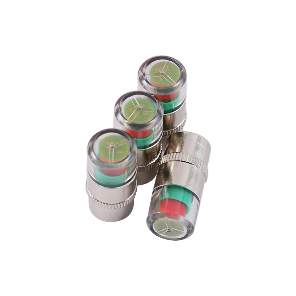 Automotive Alert External Tire Cap Tire Pressure Gauge Monitor Tire Pressure Cap Valve Nozzle