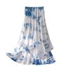 Yunnan Handmade Summer Korean-Style Women's Irregular Slimming Cotton Skirt
