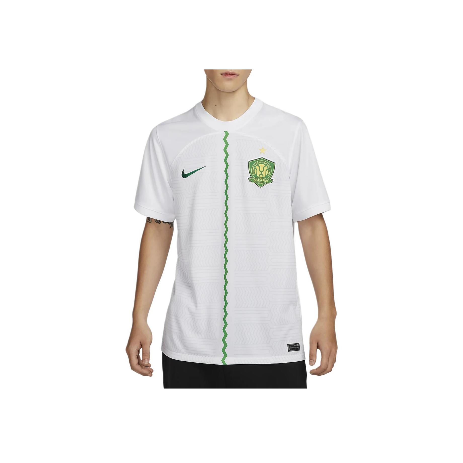 

Nike Dri-FIT Beijing Guoan Away Fan Edition Crew Neck Short Sleeve Football Shirt Men Tops White HF7425-100 2XL