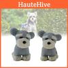 Süßer Realistischer Plüsch-Schnauzer Hund Stofftier Einzigartiges Komfort-Spielzeug Für Kinder