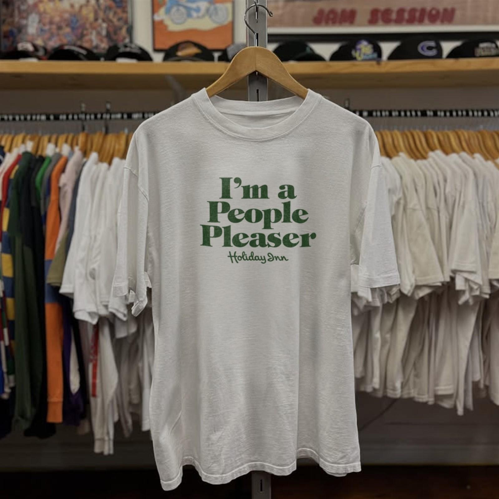 90s People Pleaser Holiday Inn Rare T-Shirt White S S