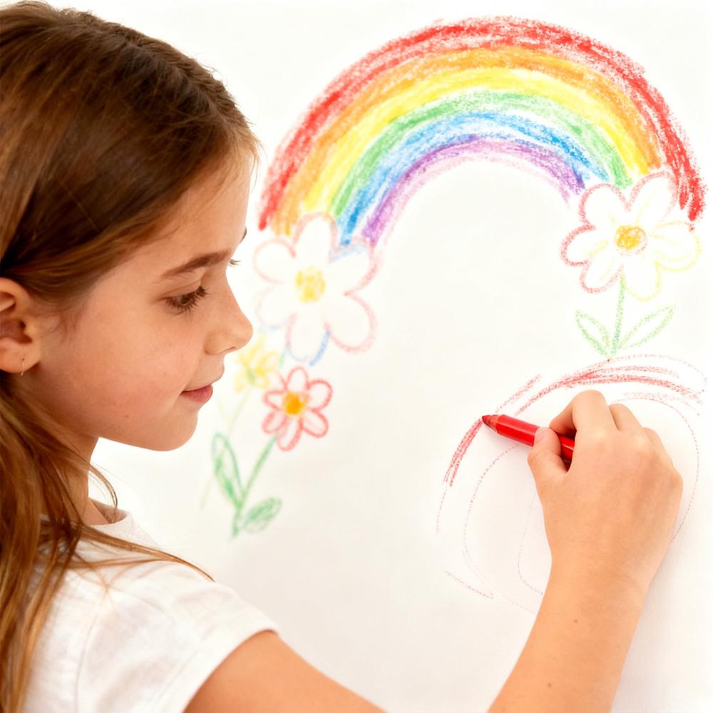 Hot Sale 10 Colors Non-Mess Crayons for Toddlers Safe Art Supplies Coloring Drawing Set Back to School Kindergarten Stationery