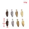 Feather Charms Multi Color Alloy Leaf Pendants For Boho Style DIY Jewelry Accessories