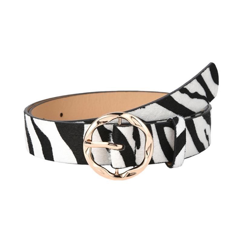 Retro Waist Belt Chain for Dress Stage Dancing for Women Girls Leopard Print