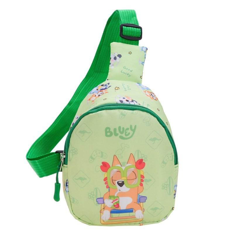Pattern Bluey Kids Shoulder Crossbody Chest Bag Animal Outdoor Cartoon Gift