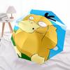 Pokémon Psyduck Pattern, Automatic Folding Umbrella, Portable and Foldable Design, 8 Ribs, a Christmas or Birthday Gift.