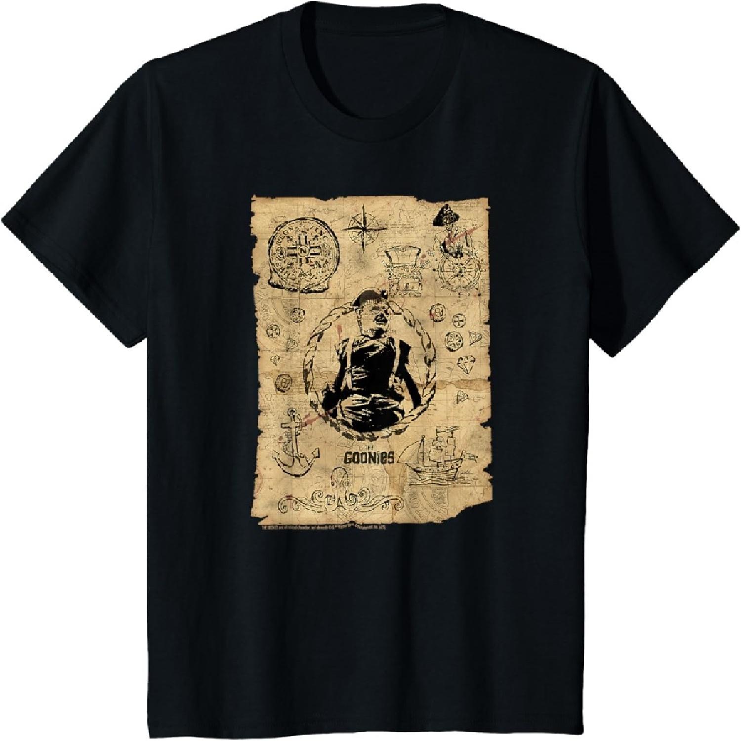 

Kids The Goonies Sloth Nautical Treasure Map Kids T-Shirt XXXXXL різнокольоровий