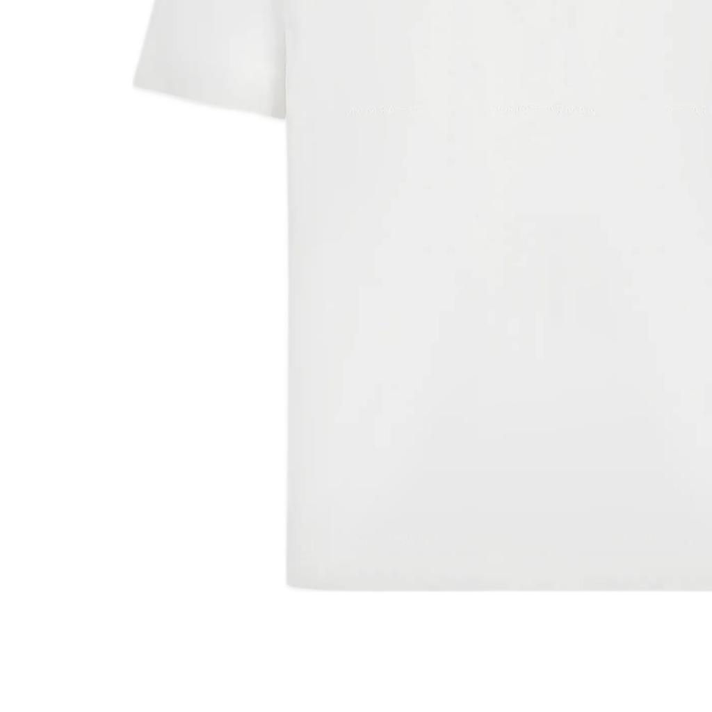 Emporio Armani Ss23 Solid Color Round Neck Casual Short Sleeve T-Shirt Men Tops White 3R1TV71-JWZZ1-0101