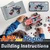 Apitor Q Robot Building Kit 20-in-1 Programmable APP RC Car Robotics Coding Kit STEM Project Educational Birthday Gifts for Kids