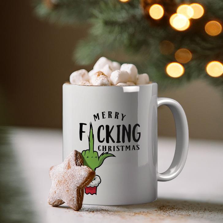 Kubek Świąteczny Na Prezent Grinch Z Motywem Grincha Grincz Święta Mikołaj