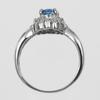 Ring Pt900Platin/Saphir/Diamant #5.6(US-Grösse) 7.3g Frauen Gebraucht