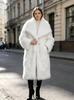 Women's Fox Fur Jacket for Daily Wear