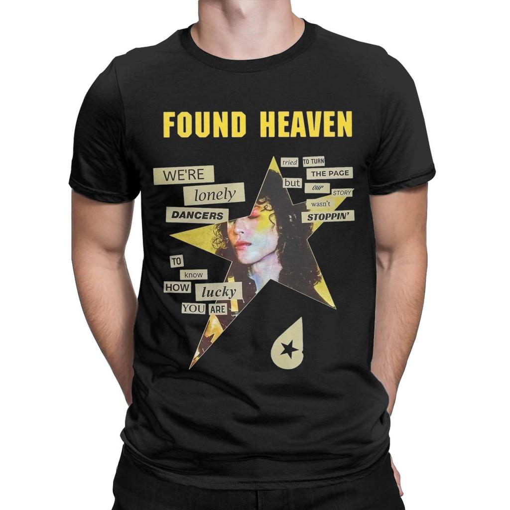 Found Heaven Conan Gray T-Shirts for Men Funny Cotton Tees Crew Neck Short Sleeve T Shirts 4XL 5XL 6XL Tops