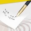 Signature Pen Rolling Ball Pen Quick-Drying Liquid Ink Pen 1mm Point Rollerball Pen Straight Gel Ink Pen for Writing