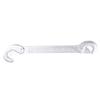 Adjustable Double Hook Spanner Tool High Carbon Steel Large Open End Wrench Ergonomatic Handle For Expert Technicians