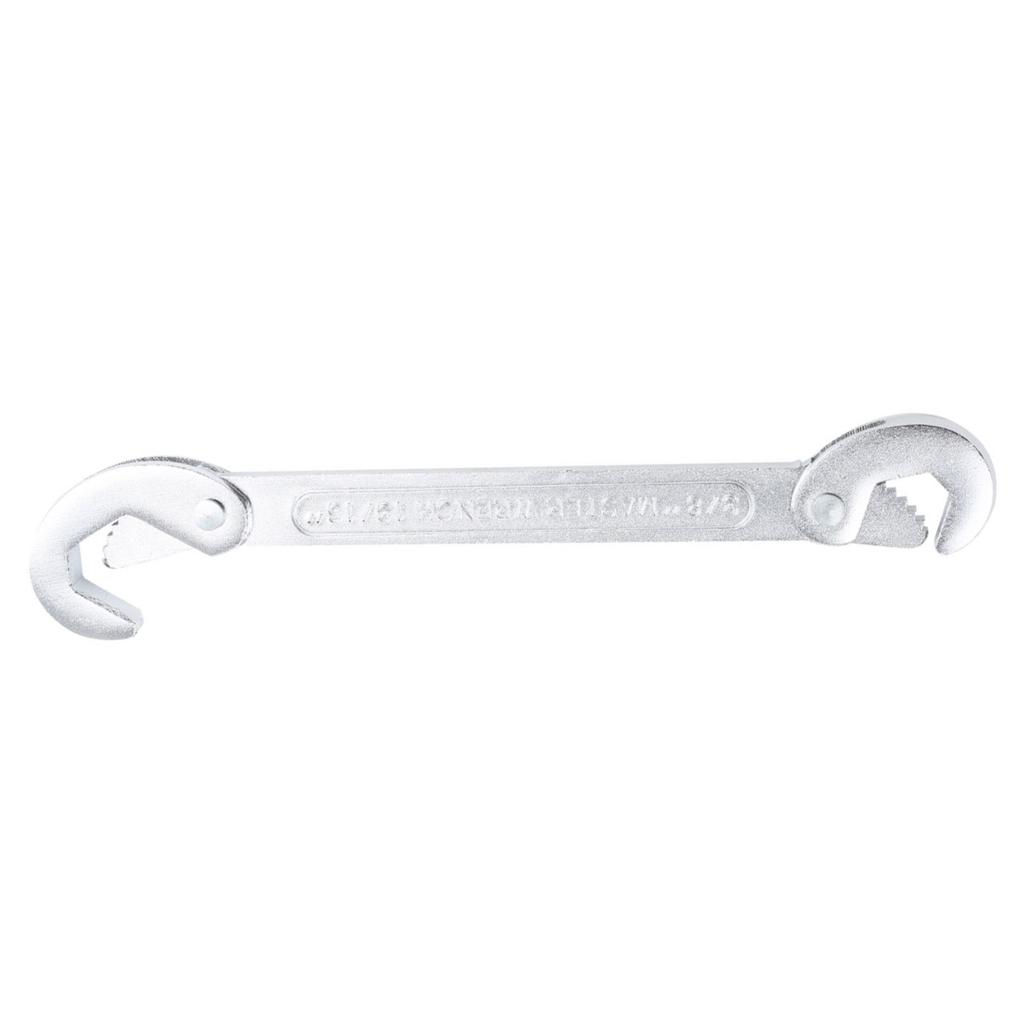 Adjustable Double Hook Spanner Tool High Carbon Steel Large Open End Wrench Ergonomatic Handle For Expert Technicians