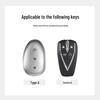 Compatible Key Cover for Changan Qiyuan Q05 - 24 Models, Includes A05/A06/A07, Metal Shell 125MAX Remote Control Key Shell.