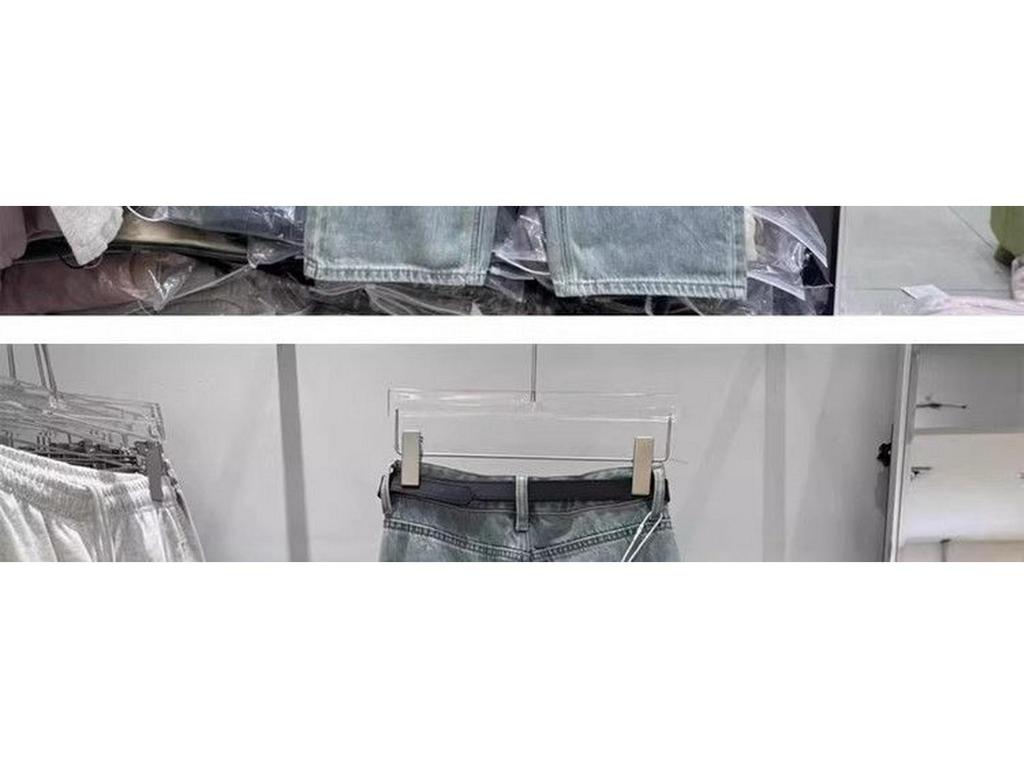 Women's 145 Loose Wide-Leg High-Waist Straight Jeans for 2026 Spring/Summer - Short Length Boyfriend Style