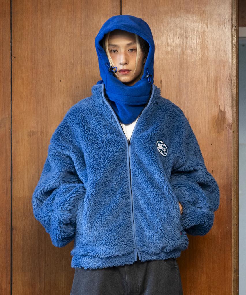 Glack Gj103 Sasquatch Heavy Fur Jacket (Blue)
