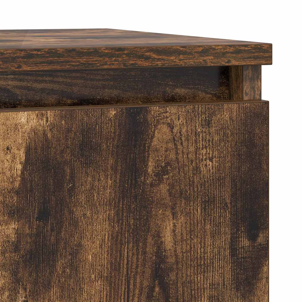 Sideboard Smoked Oak 57 x 34 x 76 cm Particleboard