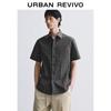UR2026 Men's Fine Check Button-Up Shirt