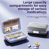 Weekly Pill Organizer Portable Drug Divider Case Mini Pill Storage Case  Travel
