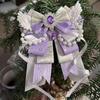 Handmade Jewelry Itabag Decoration Crystal Pearl Knot Bowknot Lolita Angel Wing Bow Bag Pendant Long Streamers Anime Collectible