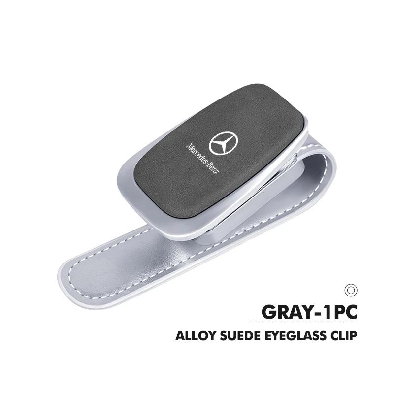 

Автомобильный солнцезащитный козырек Крепление Зажим для очков Держатель для хранения Футляр для очков Для Mercedes Benz W202 W212 W126 W140 W168 W177 CLS GLE GLC GLS