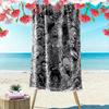 Attack Titan Print Beach Towel, Large Soft Quick Dry Towel for Beach Camping Swimming