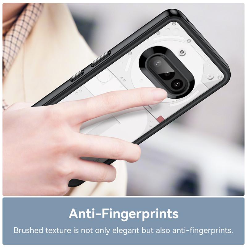 For Nothing Phone 3a Case Nothing Phone 3a 5G Cover Funda Clear PC TPU Shockproof Silicone Phone Back Cover For Nothing Phone 3a