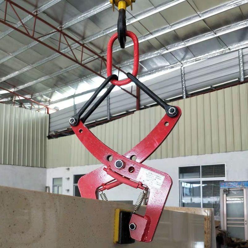Curbstone Lifting Tongs: Marble & Roadside Stone Handling Clamp Gear