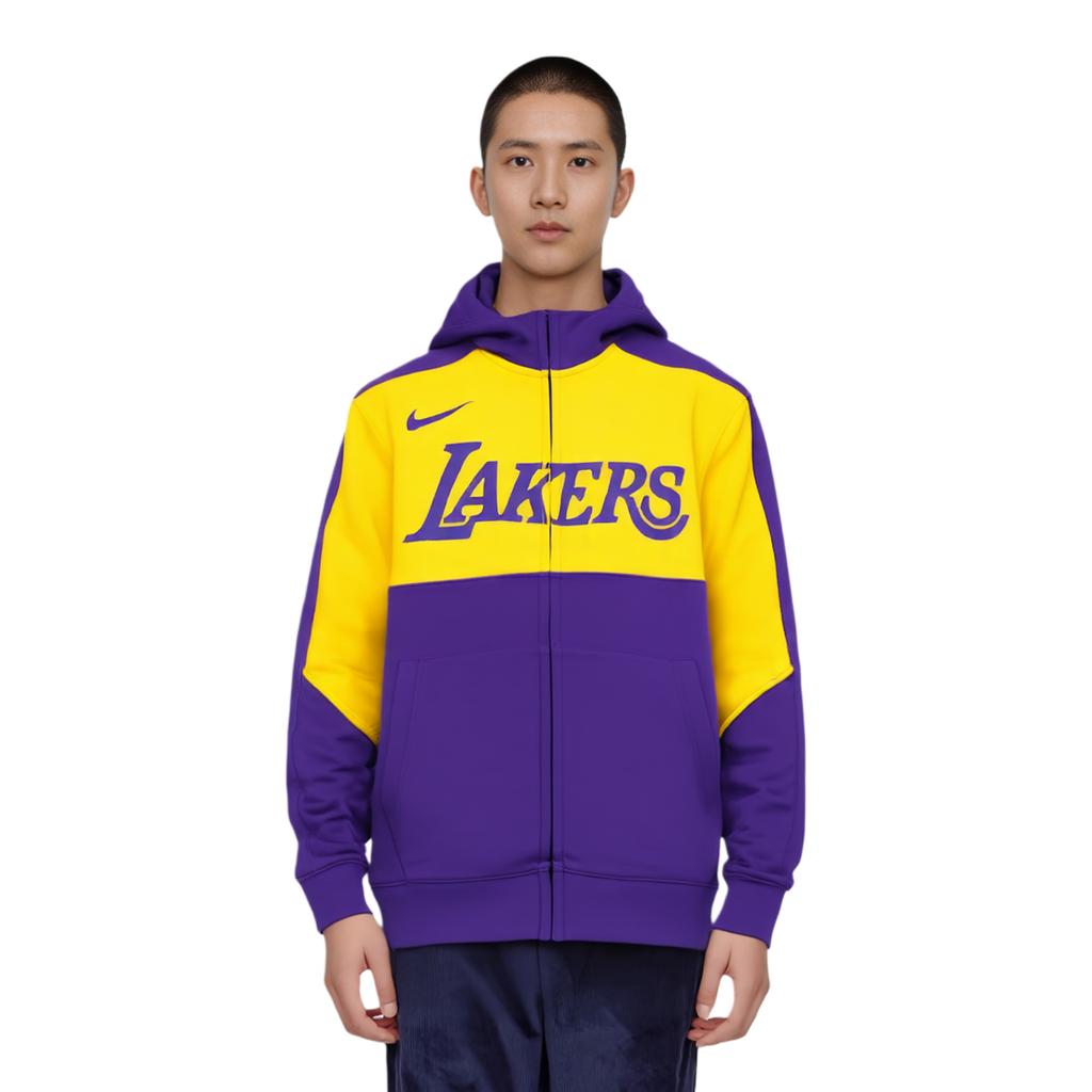 New Nike DRI-FIT NBA Jacket Men's Global Purple / Amariello Yellow FQ3223-504