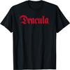 Dracula Original mit roter Schrift T-Shirt