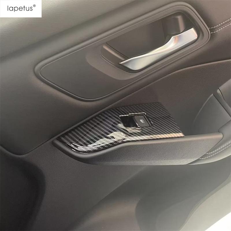 Car Inner Door Window Lift Button Handle Bowl Panel Frame Cover Trim For Nissan Qashqai J12 - 2026 Carbon Fiber Accessories