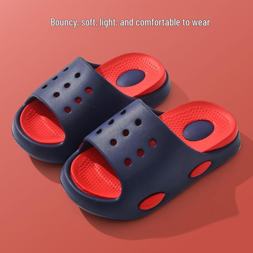 Kids' Non-slip Summer Indoor Slippers: Odor-resistant Sandals for Boys & Girls