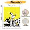 Disney digital oil painting diy coloring handpainted filling Mickey Goofy Duck home decoration gift set classic retro wall art decor