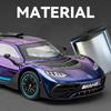 1/24 Benzs-One Alloy Sports Car Model Diecasts Metal Racing Car Vehicles Model Simulation Sound Light Collection Childrens Gifts