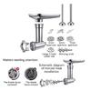 Food Grinder Attachment Slicer And Shredder Meat Stuffer For KitchenAid Stand