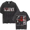 Movie Scarface Vintage Washed Tshirt Tony Montana Face Al Pacino Oversized Tshirts Men Women Fashion Hip Hop Gothic T Shirts