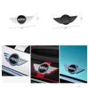 1pcs Mini 3D Metal Black Mini Emblem Car Front Hood/Rear Trunk Badge for Mini Cooper R56 R50 R58 R52 R53 R55f56 F55 Accessories