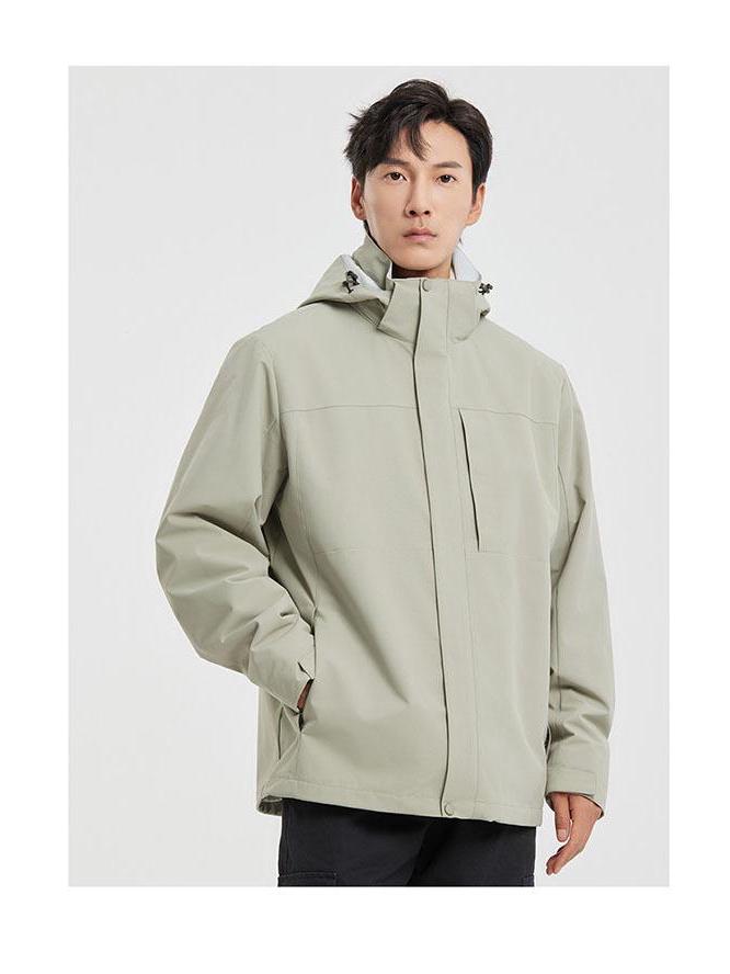 Duke Three-Proof Detachable Inner Layer Storm Jacket – Custom Logo Outdoor Trendy Mountaineering & Cycling Cotton Jacket