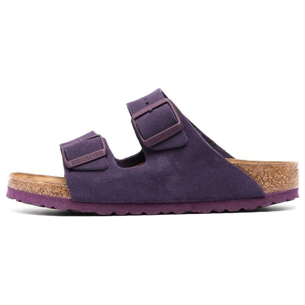 Birkenstock Arizona Simple Casual Slide Sandals Women sandals Deep-Purple 1021265 36
